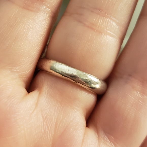 Silver Rose Ring size 8 - Picture 5 of 5